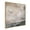 Natural, variant on Kate and Laurel Sylvie When the North Wind Blows- Sepia Framed Canvas Wall Art by Nel Whatmore, 30x30 Gray, Painted Ocean Waves Art for Wall Home Decor