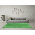 thumbnail image 3 of Ahgly Company Indoor Round Oriental Emerald Green Traditional Area Rugs, 5' Round, 3 of 4