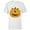 White, variant on Disney and Pixar's Monsters, Inc. Mike-O'-Lantern - Short Sleeve T-Shirt for Kids - Customized-Navy