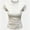 White, variant on SROBPTY Womens T-Shirts Solid Crew Neck Short Sleeve Ribbed Loose Breathable Summer Tops for Daily Wear