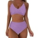 thumbnail image 2 of Traje de baño para mujer, moda para mujer, traje de baño sólido sin mangas, push-up, acolchado, traje de baño, ropa de playa, trajes de baño para mujer, 2 of 6
