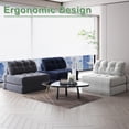 thumbnail image 7 of Folding Couch Sofa Bed, Convertible Sleeper Chairs with Back Support, Foldable Futon Mattress with Pillow, Portable Fold Out Chair/Couch for Living Room,Bedroom, 7 of 7