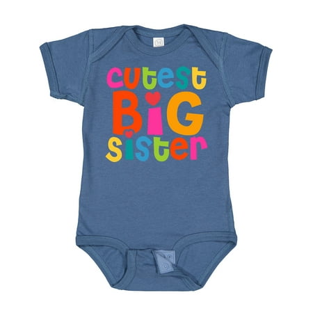 

Inktastic Cutest Big Sister Gift Baby Girl Bodysuit
