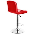 thumbnail image 6 of Topbuy Modern Square PU Leather Adjustable Swivel Barstools,Set of 2, 6 of 6