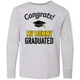 thumbnail image 3 of Inktastic Congrats My Mommy Graduated with Cap Long Sleeve Youth T-Shirt, 3 of 5