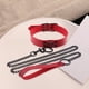 thumbnail image 2 of Collar de cuerda de tracción con anillo para mujer, gargantilla, cadena, juguetes punk rock, excelente tuyo rojo, 2 of 8
