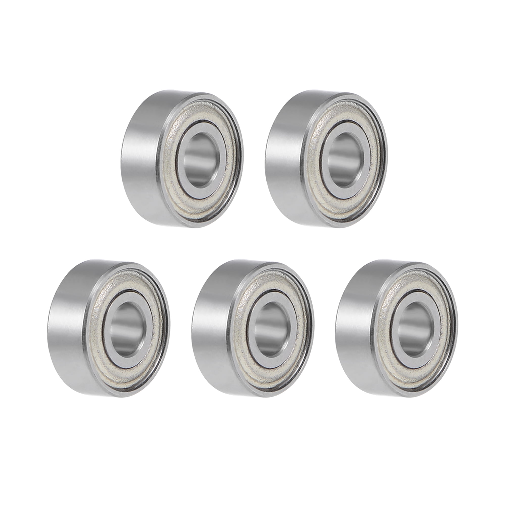 10 Roulements à Billes MR83ZZ 3x8x3 Mm – Acier, Double Blindage, Gorge Profonde – Pour Roues, Skate, Tondeuse, Vélo, Karting