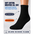 thumbnail image 3 of Special Essentials Diabetic Socks Ankle for Men & Women – 12 Pairs of Non-Binding Moisture-Wicking Neuropathy Socks, 3 of 7
