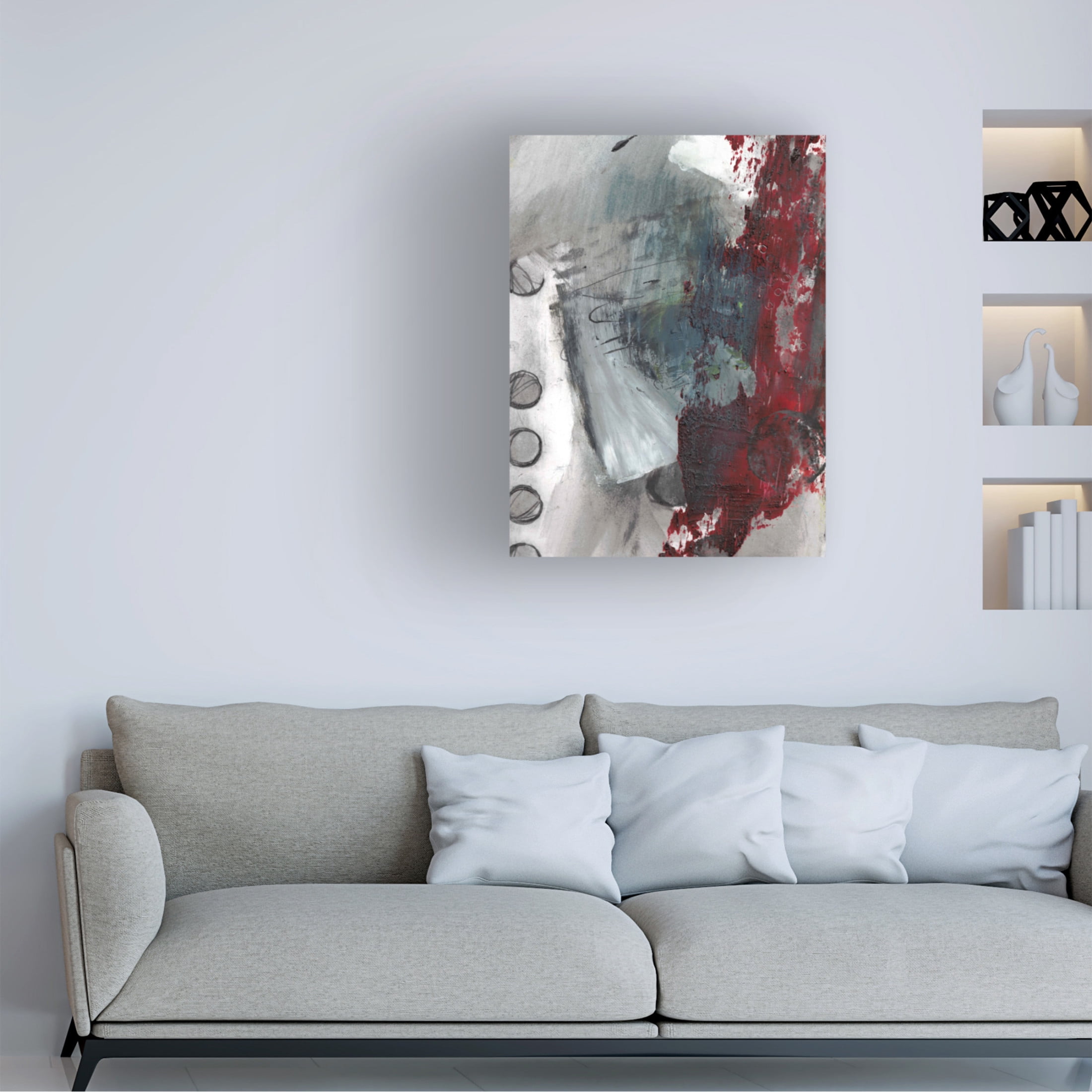 Canvas Wall Art - Deb Chaney 'Afx Iii' Wall Art for Living Room, Bedroom, or Office Décor by Trademark Fine Art - 18 x 24 Inches