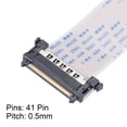 thumbnail image 3 of Uxcell FFC FPC Cable 0.5mm Pitch 41 Pin 150mm Flat Ribbon Cable for LCD Screen, 3 of 5
