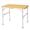 Wood Grain, variant on IVV Aluminum Alloy Folding Table, 3 Feet Bi-fold Portable Utility Table with 3 Adjustable Heights, Rust-Proof Outdoor Dining Table for Camping, Picnic, BBQ, Party (Wood Grain)