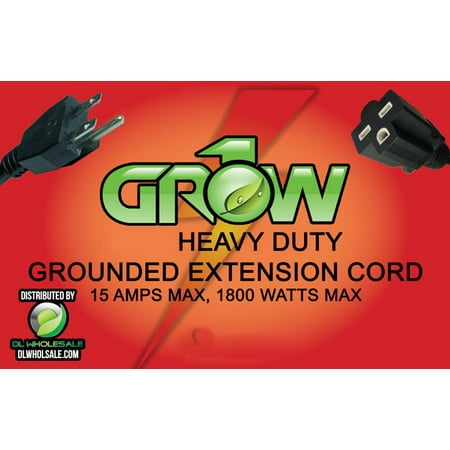 

Grow1 240V Extension Cord 16 Gauge (15ft) - (Individual Packaging)