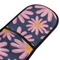 thumbnail image 2 of Dailycode Double Sided Oven Mitt with Loop Heat Resistant Kitchen Long Potholders 7" x 35" Pink Hand Drawn Daisy, 2 of 6