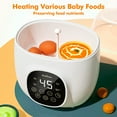 thumbnail image 4 of Baby Bottle Warmer 7-in-1 Multifuntion Breast Milk Warmer, Fast Baby Food Heater and Defrost Warmer with Timer for Twins, LCD Display Accurate Temperature Adjustment, 24H Constant Mode, 4 of 11