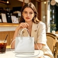 thumbnail image 4 of Crossbody Bag Diamond-Quilted Textured Stylish Shoulder Bag Casual Stitched Squadrate, 4 of 6