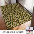 thumbnail image 3 of Black Yellow Sunflower Pattern Door Rugs,Washable Non Slip Door Mats Indoor,Decorative Door Mats,Entry Mat Indoor for Entrance,Bedroom,Kitchen,Bathroom,20"x32", 3 of 6
