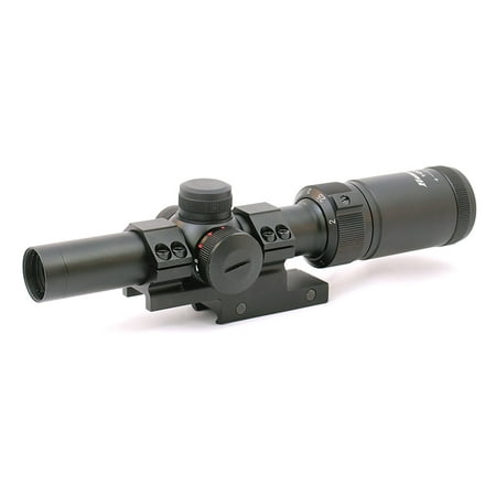 Hammers 1-4x20 Compact Short Rifle Scope w/ One Piece Offset (Short Rifle Scopes Best)