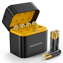 8 Pack Rechargeable AAA Batteries Lithium with Fast Charger, 1300mWh 1.5V Constant Output Triple a Lithium Batteries 1600 Cycles Long Lasting