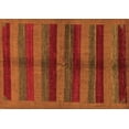 thumbnail image 1 of Ahgly Company Indoor Rectangle Abstract Orange Modern Area Rugs, 7' x 9', 1 of 4