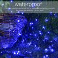 thumbnail image 3 of Luces navideñas solares YAOZHOU, azules, 144 pies, 400 LED, paquete de 2, 3 of 7