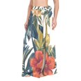 thumbnail image 2 of Women Sarong Wraps Tropical Leaf Flower Swimsuit Beach Pareo Bikini Coverups Skirt M, 2 of 7