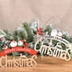 thumbnail image 2 of Ounissouiy Adornos colgantes de árbol de Navidad, decoraciones navideñas, colgante de placa interesante para el hogar, decoración de Navidad, Kits de decoración para fiestas Burlywood, 2 of 6