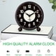 thumbnail image 5 of Reloj Despertador Luminoso de 4 Pulgadas Redondo Silencioso AnalóGico Reloj de Mesa Sin Tictac Funciona con Pilas con Alarma Fuerte para Dormitorio, 5 of 7