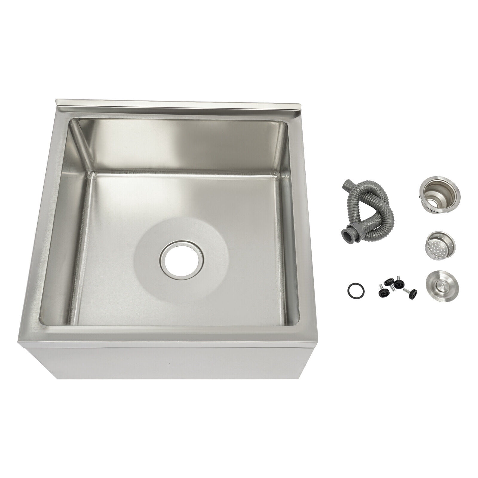 Free Standing Utility Sink Single Bowl Commercial Sink Restaurant Kitchen Sink