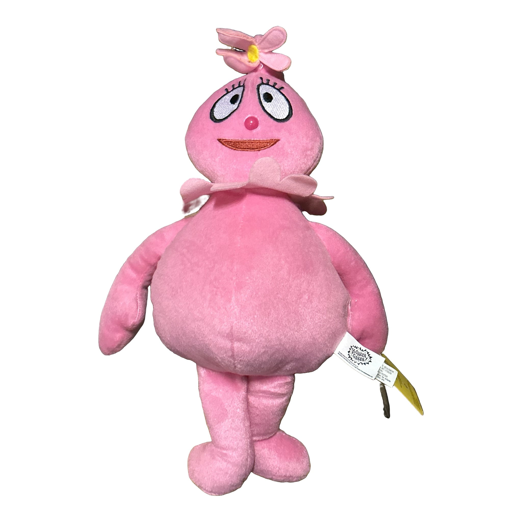 Yo Gabba Gabba! Foofa Pink Colored Small Size Kids Plush Toy (10in