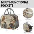 thumbnail image 6 of Lunch Bag Lunch Box for Women Reusable Insulated Lunch Bags,Water-Resistant Gothic Cooler Lunch Tote Bag, Large Capacity for Work Travel Picnic, 6 of 6