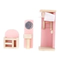 thumbnail image 2 of La Diversión De Muebles De De Muñeca 5pcs Finge El Rosa claro CUTICAT Sala de casa de muñecas Minaiture, 2 of 8