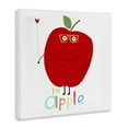 thumbnail image 4 of Stupell Industries Fun Smiling Apple Food & Beverage Painting Wrapped Canvas Art Print Wall Art, 30 x 30, 4 of 8