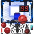 thumbnail image 1 of Canasta de baloncesto con control remoto para interiores y marcador, 1 of 7