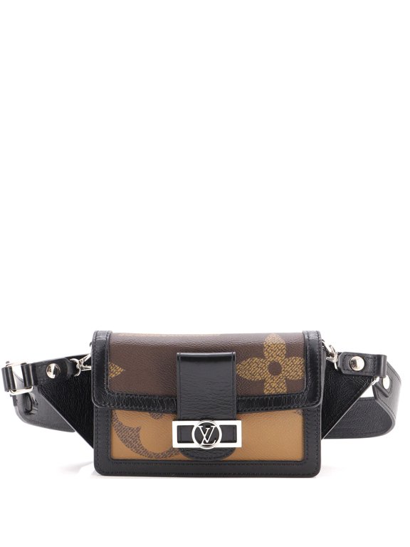 Pre-Owned Dauphine Bumbag Reverse Monogram Giant By Rebag