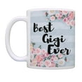thumbnail image 2 of ThisWear Grandma Gigi Gifts Best Gigi Ever Gifts Gigi Mug Grandmother Coffee Mug Floral and Stripes, 2 of 4