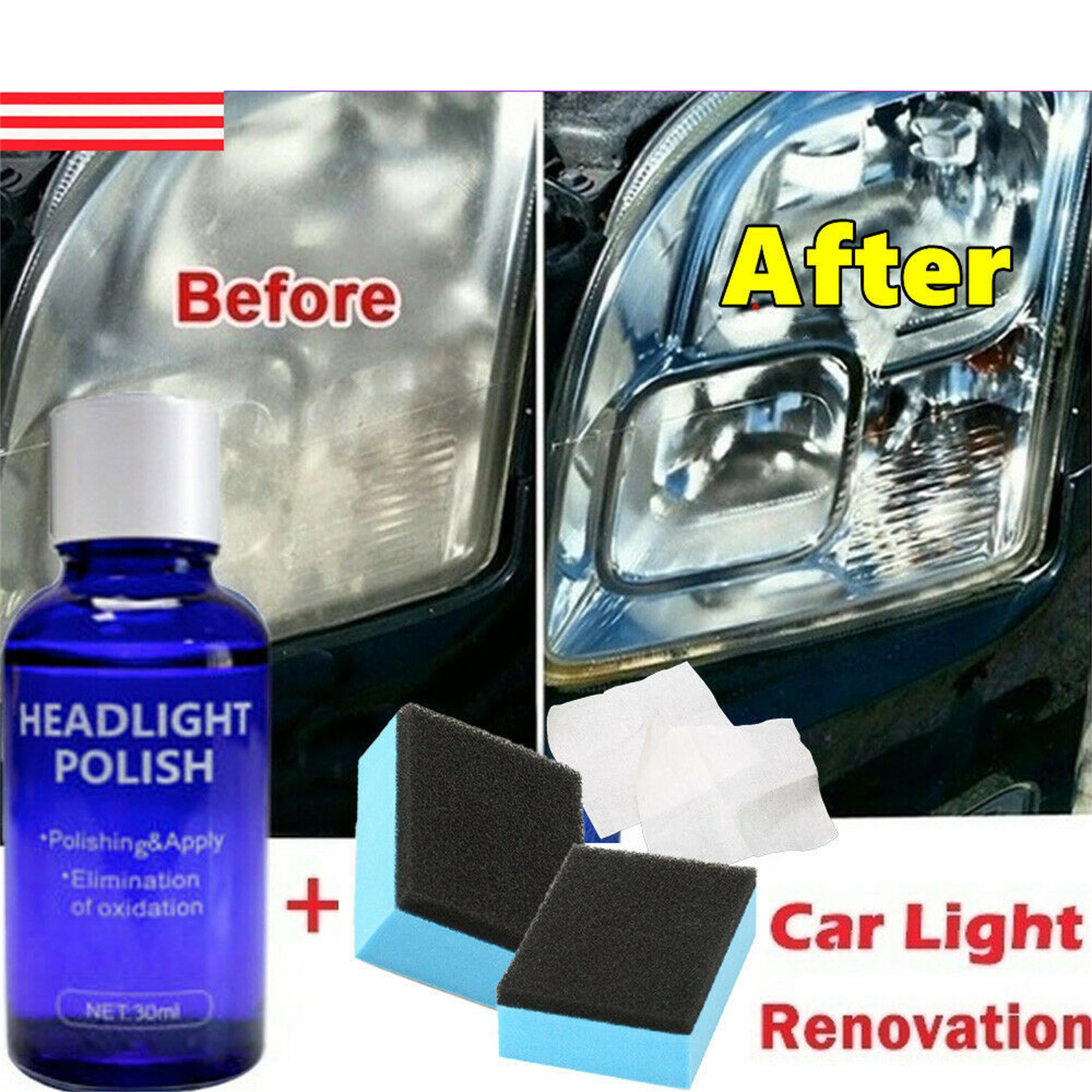 Car Repair Liquid Polish Cleaner Accessories Headlight Cover Len Restorer Repair Liquid Polish Cleaner 30ml