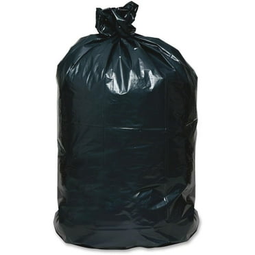 Webster Reclaim Heavy-Duty Recyled Can Liners, 56 Gallon, 100 Count