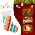 thumbnail image 4 of Coolnut Christmas Stocking Personalized Mexican Serape Stripes Large Candy Stocking Hanging Gift Xmas Stockings Decoration 2PCS for Family Holiday Party Ornaments Decor Fireplace, 4 of 7