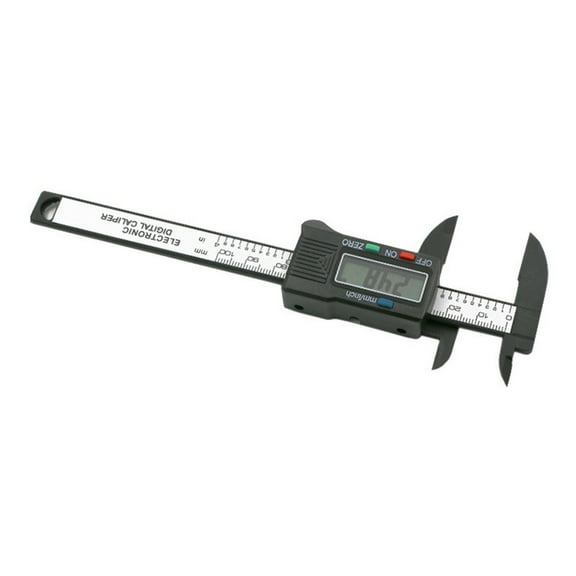 Cadorn 100mm/4 - inch LCD Digital Electronic Carbon Fiber Vernier Caliper - Precision Gauge Micrometer for Accurate Measurements