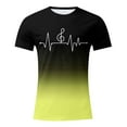 thumbnail image 1 of LUOGENLI T-shirts pour Homme pour Hommes T-Shirt à Imprimé Numérique Col Rond Manches Courtes T-Shirt T-shirts pour Hommes T-shirts Graphiques TTG Grand Jour de la Saint-Patrick T-shirts pour Hommes T-shirts Graphiques Jour de la Saint-Patrick Jaune P, 1 of 4