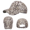 thumbnail image 2 of DHFJKG Women Leopard Baseball Cap Breathable Beach Sun Hat Adjustable Summer Curved Brim Cap, 2 of 9
