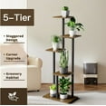 thumbnail image 3 of 5-layer Indoor Plant Stands, Multi-level Plant Shelves, 3 of 5