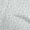 thumbnail image 1 of oneOone Viscose Chiffon Gray Fabric Conversational Print Sewing Material Print Fabric By The Yard 42 Inch Wide, 1 of 4