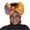 CL11, variant on XIAOHUAGUA Fashion African Head Scarf And Warrings 2 Pieces Women Headwear Wax Ankara Hairband