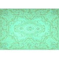 thumbnail image 1 of Ahgly Company Indoor Rectangle Persian Turquoise Blue Traditional Area Rugs, 6' x 9', 1 of 4