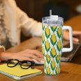 thumbnail image 6 of Disketp Corn Cob for 40 OZ Stainless Steel with Handle Lid Straw for Women Men Birthday Presents, 6 of 8