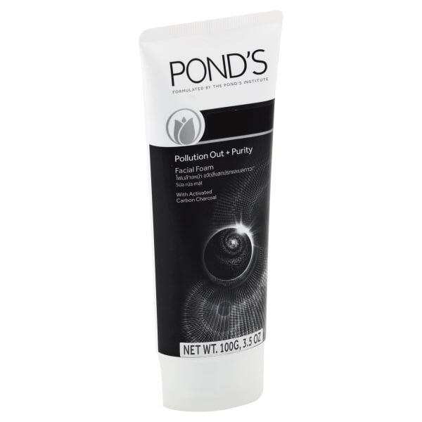 POND'S Pure Detox Facial Foam with Activated Carbon Charcoal , 3.5 FL OZ