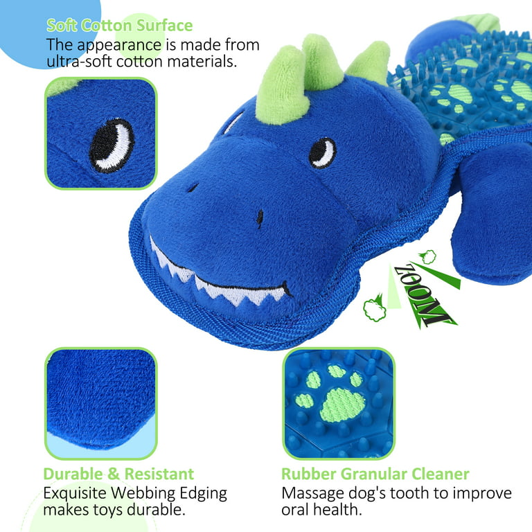 1PC Cats and Dogs Pet Plush Dinosaur Toys Interactive Dog Chew Toys Pl