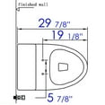 thumbnail image 2 of EAGO R-352SEAT Replacement Soft Closing Toilet Seat for TB352, 2 of 4