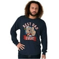 thumbnail image 4 of Popeye Cartoon Spinach Dad Joke Fuel Men's Big & Tall Crewneck Graphic Tee Brisco Brands 4X, 4 of 6